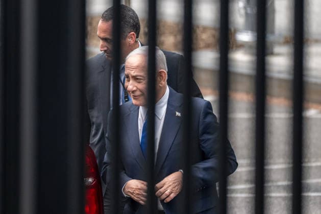 July 28, 2026, Washington, District Of Columbia, United States: Israeli Prime Minister BENJAMIN NETANYAHU arrives at the White House for a meeting with U.S. President DONALD TRUMP in Washington, D.C. Washington United States - ZUMAk206 20260728_znp_k206_003 Copyright: xMattxKaminskyx