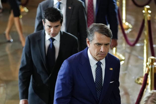 July 28, 2026, Washington, District Of Columbia, USA: U.S. Acting Attorney General Todd Blanche and U.S. Acting Labor Secretary Keith E. Sonderling arrive for a Congressional Tribute to late U.S. Senator Lindsey Graham (R-SC) at the Rotunda of the U.S. Capitol in Washington, D.C., U.S., July 28, 2026 Washington USA  - ZUMAs152 20260728_faa_s152_019 Copyright: xNathanxHowardx-xPoolxviaxCNPx