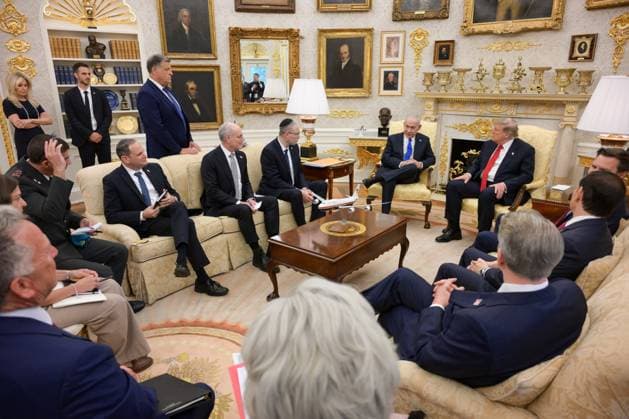 Trump-Netanyahu meeting in Washington DC WASHINGTON DC, USA - JULY 28: (----EDITORIAL USE ONLY – MANDATORY CREDIT - MA AYAN TOAF GPO HANDOUT - NO MARKETING NO ADVERTISING CAMPAIGNS - DISTRIBUTED AS A SERVICE TO CLIENTS----) U.S. President Donald Trump meets Israeli Prime Minister Benjamin Netanyahu at White House in Washington DC, United States on July 28, 2026. Ma’ayan Toaf (GPO) Handout Anadolu District of Columbia United States. Editorial use only. Please get in touch for any other usage.  Copyright: x2026xAnadoluxMa™ayanxToafx(GPO) Handoutx