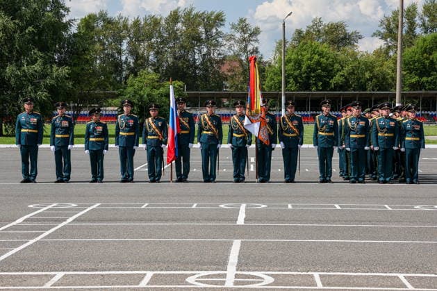 RUSSIA, MUROM - JULY 28, 2026: A ceremony to award the Order of Alexander Nevsky to the 1st Guards Engineer-Sapper Brigade of the Russian Engineering Troops. Alexander Ryumin TASS  95565241