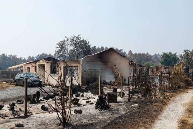 GIRONDE FIRE PHOTOPQR LE PARISIEN Olivier Corsan Le Porge July 28, 2026 Le Porge, Gironde, France, July 28, 2026 Homes were destroyed by the Gironde fire in Le Porge. Photo: LP Olivier Corsan GIRONDE FIRE Fire in southwestern France, July 28, 2026 Local Caption Le Porge, Gironde, France  Copyright: xPHOTOPQR LExPARISIEN MAXPPPxOlivierxCorsanx 20260728LPA6235 20260728LPA6235