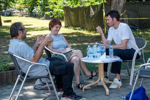 Neureuther für ARD-Doku bei Rhenania Hamborn. 28.07.2026 Duisburg ** NUR FÜR REDAKTIONELLE ZWECKE ** EDITORIAL USE ONLY **<p>BR-Team dreht für ARD-Doku bei Rhenania: Wie kinderfreundlich ist Deutschland? 28.07.2026 Duisburg Deutschland NRW Duisburg Copyright: DanielxAttia *** Neureuther Films ARD Documentary at Rhenania Hamborn, July 28, 2026, Duisburg ** FOR EDITORIAL USE ONLY ** EDITORIAL USE ONLY ** p BR team films for ARD documentary at Rhenania: How Child-Friendly Is Germany? July 28, 2026, Duisburg, Germany, North Rhine-Westphalia, Duisburg Copyright DanielxAttia Copyright: DanielxAttia doc86wzmrvc3quh3ggotl0 ,EDITORIAL USE ONLY