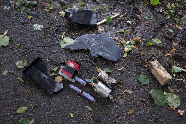 Russian drone attack in Kharkiv KHARKIV, UKRAINE - JULY 28: Russian Shahed type jet-powered UAV struck the roof of a five-story residential building in Kharkiv, Ukraine on July 28, 2026. A fire broke out on the roof, damaging about half of its area. Eight local residents suffered acute stress reactions. In addition, five nearby high-rise buildings were damaged, with windows shattered, as well as private homes and power lines. Serhii Masin Anadolu Kharkiv Ukraine. Editorial use only. Please get in touch for any other usage.  Copyright: x2026xAnadoluxSerhiixMasinx