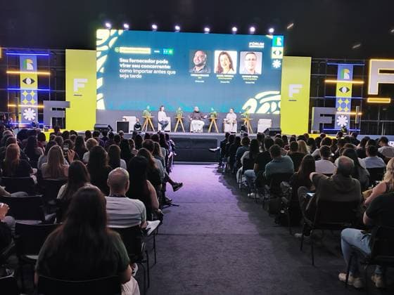 RECORD DATE NOT STATED e-commerce forum Brazil 2026 Sao Paulo (SP), July 28, 2026 - Economy Sales Technology - Activity on the first day of the E-commerce Brazil Forum, taking place in the Anhembi district and bringing together marketplaces, application and product providers for digital commerce, and marketing and sales professionals. The event brings together major online stores such as Magazine Luiza, Shopee, TikTokShop, Amazon, Mercado Livre, Kwai, among others.(Foto: Leandro Chemalle Thenews2 imago images) e-commerce forum Brazil 2026  Copyright: xLeandroxChemallex