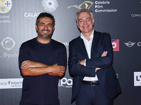 IPA87075601 - Soverato (CZ), 23rd edition of the Magna Graecia Film Festival—fourth evening. Pictured: Gianvito Casadonte, Councilman Gianluca Gallo  Copyright: xMarcoxProvvisionatox xMarcoxProvvisionatox 87075601