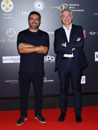 IPA87075605 - Soverato (CZ), 23rd edition of the Magna Graecia Film Festival—fourth night. Pictured: Gianvito Casadonte, Councilman Gianluca Gallo  Copyright: xMarcoxProvvisionatox xMarcoxProvvisionatox 87075605