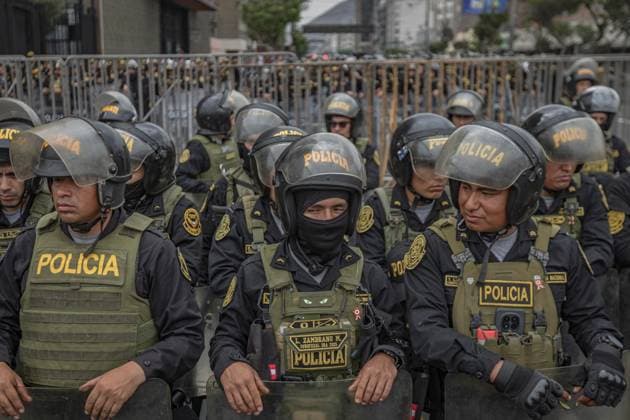 July 28, 2026, Lima, Peru: LIMA, PERU Ã¢â‚¬ JULY 28, 2026: Hundreds of demonstrators march through the streets of downtown Lima during PeruÃ¢â‚¬â ¢s Independence Day as President Keiko Fujimori delivers her inaugural address to the nation before Congress. Participants include relatives of victims of state violence during the administrations of Alberto Fujimori, Dina Boluarte, and Jose JeroÂ­, as well as university students, left-wing organizations, human rights groups, and former left-wing presidential candidate Roberto SoÂ¡nchez. The protesters voice their opposition to the new administration and call for justice, accountability, and respect for human rights. Lima Peru - ZUMAq101 20260728_zna_q101_136 Copyright: xErickxDiazxVelizx