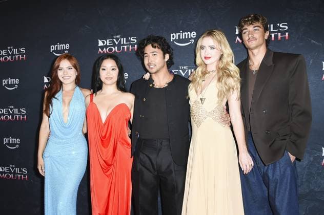Tommi Rose, Lana Condor, Nico Hiraga, Kathryn Newton, Gavin Casalegno at arrivals for THE DEVIL S MOUTH Premiere, The Culver Theater, Culver City, CA, July 28, 2026. Photo By: Elizabeth Goodenough Everett Collection THE DEVIL S MOUTH Premiere PUBLICATIONXNOTxINxCANxCHNxFRAxITAxJPNxNORxPOLxRUSxESPxUKxUSA