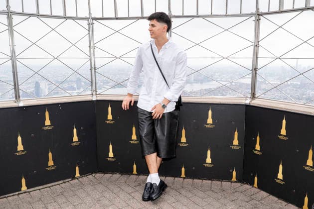 July 28, 2026, New York, New York, USA: MOSMO visits the Empire State Building in New York ahead of the Latin Alternative Music Conference. 28 July 2026 New York USA  - ZUMAa265 20260728_zep_a265_024 Copyright: xEricxAcquayex
