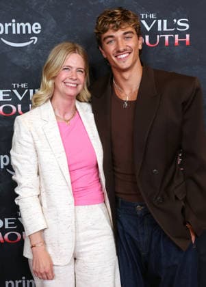 Culver City, CA, July 28: Erin Westerman, Gavin Casalegno at the Los Angeles screening of *The Devil’s Mouth*, held at the Culver Theater in Culver City, CA, on July 28, 2026. Credit: AdMedia 458614 2026 07 28 CA Culver City United States  Copyright: xAdMediax STAR_458614_051