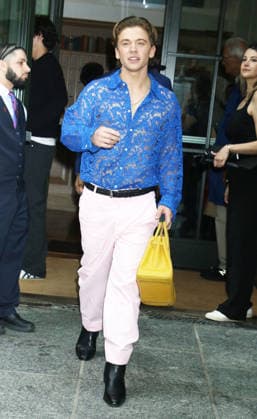 Igby Rigney leaving FX s The Shards press day Featuring: Igby Rigney Where: New York City, New York, United States When: 28 Jul 2026 Credit: Roger Wong INSTARimages EDITORIAL USE ONLY. NOT FOR USE BY NEWSPAPERS BASED IN THE UK. Copyright: xx instar55885000