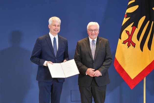 Berlin, Deutschland, 29.07.2026: Amtssitz am Spreebogen: Entlassung und Ernennung von Ministern durch den Bundespräsidenten: Steffen Bilger und Frank-Walter Steinmeier *** Berlin, Germany, July 29, 2026; Spreebogen Official Residence: Dismissal and Appointment of Ministers by Federal President Steffen Bilger and Frank Walter Steinmeier Copyright: xdtsxNachrichtenagenturx dts_128841