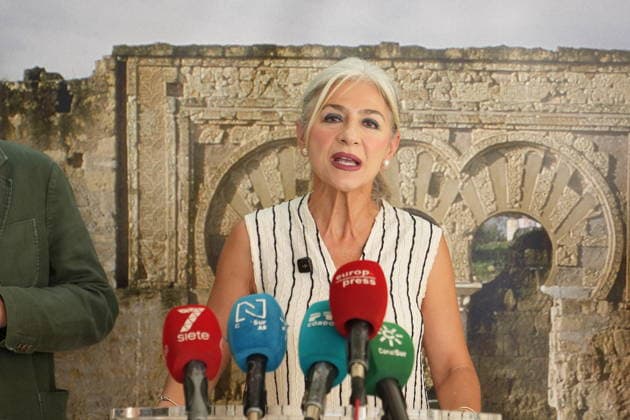 Presentation of the Latest Restoration Work at the Medina Azahara Archaeological Complex Museum The Regional Minister of Culture, Historical Heritage, and Sports, Patricia del Pozo, speaks to the media after inspecting the latest work carried out at the Medina Azahara Archaeological Site Museum July 29, 2026, in Córdoba, Andalusia, Spain JULY 29, 2026 Córdoba Andalusia, Spain Córdoba, Andalusia, Spain Spain  Copyright: xGuillermoxMoralesx 7693680