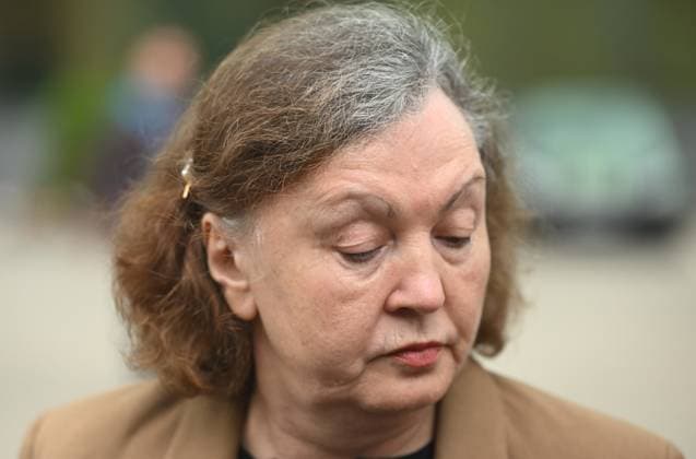 Russia Blogger Tax Evasion Trial 9213515 29.07.2026 Nina Ostanina, mother of Russian blogger Yelena Blinovskaya, who is serving a five-year prison sentence for money laundering and illegal financial transactions, leaves after a hearing on her defence s appeal against the verdict at the Second Court of Cassation of General Jurisdiction in Moscow, Russia. Mikhail Voskresenskiy Sputnik Moscow Russia  Copyright: xMikhailxVoskresenskiyx