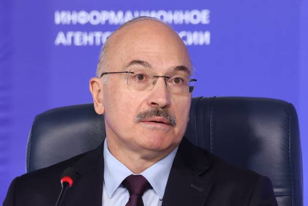 RUSSIA, MOSCOW - JULY 29, 2026: The Chairman of the Russian State Duma for Science and Higher Education, Sergei Kabyshev, during a press conference to discuss work done by committee during the 8th Convocation of the Russian State Duma Moscow Russia  - ZUMAt113 20260729_zaa_t113_094 Copyright: xValeryxSharifulinx