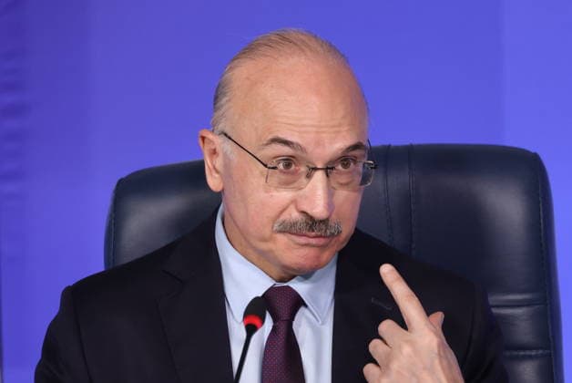 RUSSIA, MOSCOW - JULY 29, 2026: The Chairman of the Russian State Duma for Science and Higher Education, Sergei Kabyshev, during a press conference to discuss work done by committee during the 8th Convocation of the Russian State Duma Moscow Russia  - ZUMAt113 20260729_zaa_t113_101 Copyright: xValeryxSharifulinx