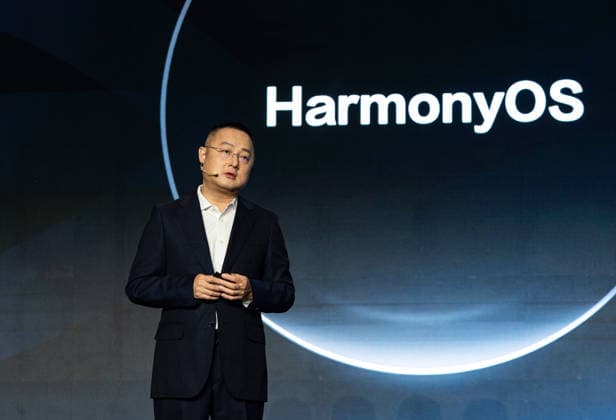 BEIJING, CHINA - JULY 29: Zhu Dongdong, president of tablet and PC product line at Huawei s device business group, introduces new products during a technical exchange event for the new HarmonyOS computer on July 29, 2026 in Beijing, China. Huawei has now teased another product - the MateBook Pro S, the lightest PC to date, and it will step onto the launch stage next week. The company has confirmed the notebook for August 5th alongside its key parameters and significant features.  Copyright: xVCGx 111657067992