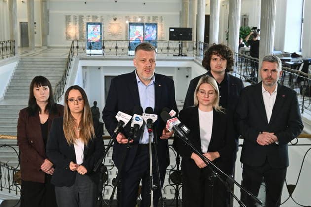 RECORD DATE NOT STATED 29.07.2026 WARSZAWA SEJM RP POSIEDZENIE SEJMU DZIEN PIERWSZY Warsaw, The 30th sitting of the Sejm of the Republic of Poland. Day 1 - Polish Parliament N Z RAZEM ADRIAN ZANDBERG MARCELINA ZAWISZA KONFERENCJA PRASOWA FOT DAMIAN BURZYKOWSKI NEWSPIX.PL NEWSPIX.PL --- newspix.pl 