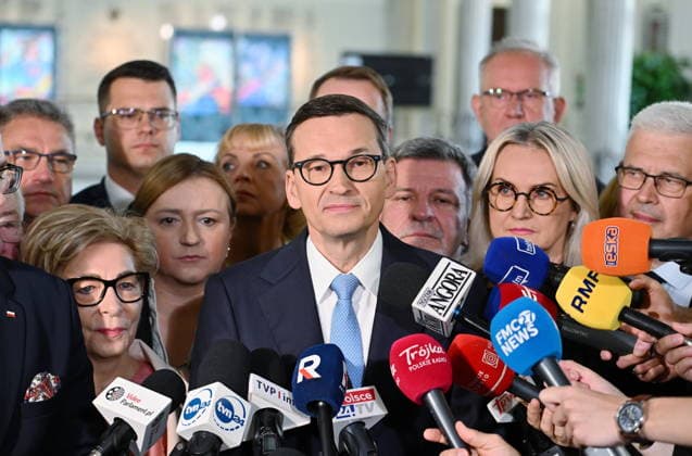 RECORD DATE NOT STATED 29.07.2026 WARSZAWA SEJM RP POSIEDZENIE SEJMU DZIEN PIERWSZY Warsaw, The 30th sitting of the Sejm of the Republic of Poland. Day 1 - Polish Parliament N Z MATEUSZ MORAWIECKI KLUB PARLAMENTARNY ROZWOJ PLUS STOWARZYSZENIE NOWY KLUB W SEJMIE POSLANKI POSLOWIE CZLONKOWIE FOT DAMIAN BURZYKOWSKI NEWSPIX.PL NEWSPIX.PL --- newspix.pl 