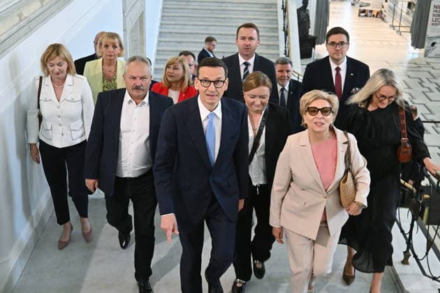 RECORD DATE NOT STATED 29.07.2026 WARSZAWA SEJM RP POSIEDZENIE SEJMU DZIEN PIERWSZY Warsaw, The 30th sitting of the Sejm of the Republic of Poland. Day 1 - Polish Parliament N Z MATEUSZ MORAWIECKI KLUB PARLAMENTARNY ROZWOJ PLUS STOWARZYSZENIE NOWY KLUB W SEJMIE POSLANKI POSLOWIE CZLONKOWIE FOT DAMIAN BURZYKOWSKI NEWSPIX.PL NEWSPIX.PL --- newspix.pl 