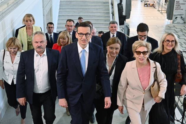 RECORD DATE NOT STATED 29.07.2026 WARSZAWA SEJM RP POSIEDZENIE SEJMU DZIEN PIERWSZY Warsaw, The 30th sitting of the Sejm of the Republic of Poland. Day 1 - Polish Parliament N Z MATEUSZ MORAWIECKI KLUB PARLAMENTARNY ROZWOJ PLUS STOWARZYSZENIE NOWY KLUB W SEJMIE POSLANKI POSLOWIE CZLONKOWIE FOT DAMIAN BURZYKOWSKI NEWSPIX.PL NEWSPIX.PL --- newspix.pl 