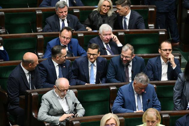 RECORD DATE NOT STATED 29.07.2026 WARSZAWA SEJM RP POSIEDZENIE SEJMU DZIEN PIERWSZY Warsaw, The 30th sitting of the Sejm of the Republic of Poland. Day 1 - Polish Parliament N Z MATEUSZ MORAWIECKI MARCIN HORALA SZYMON SZYNKOWSKI KLUB PARLAMENTARNY ROZWOJ PLUS STOWARZYSZENIE NOWY KLUB W SEJMIE POSLANKI POSLOWIE CZLONKOWIE FOT DAMIAN BURZYKOWSKI NEWSPIX.PL NEWSPIX.PL --- newspix.pl 
