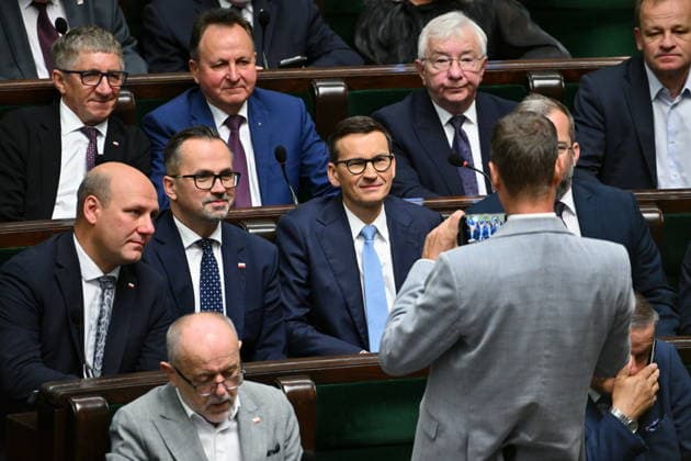 RECORD DATE NOT STATED 29.07.2026 WARSZAWA SEJM RP POSIEDZENIE SEJMU DZIEN PIERWSZY Warsaw, The 30th sitting of the Sejm of the Republic of Poland. Day 1 - Polish Parliament N Z MATEUSZ MORAWIECKI MARCIN HORALA SZYMON SZYNKOWSKI KLUB PARLAMENTARNY ROZWOJ PLUS STOWARZYSZENIE NOWY KLUB W SEJMIE POSLANKI POSLOWIE CZLONKOWIE FOT DAMIAN BURZYKOWSKI NEWSPIX.PL NEWSPIX.PL --- newspix.pl 