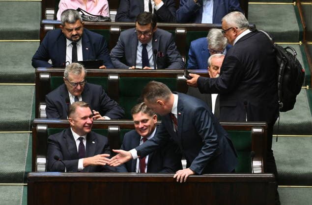 RECORD DATE NOT STATED 29.07.2026 WARSZAWA SEJM RP POSIEDZENIE SEJMU DZIEN PIERWSZY Warsaw, The 30th sitting of the Sejm of the Republic of Poland. Day 1 - Polish Parliament N Z MARIUSZ BLASZCZAK PRZEMYSLAW CZAARNEK FOT DAMIAN BURZYKOWSKI NEWSPIX.PL NEWSPIX.PL --- newspix.pl 