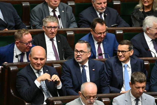 RECORD DATE NOT STATED 29.07.2026 WARSZAWA SEJM RP POSIEDZENIE SEJMU DZIEN PIERWSZY Warsaw, The 30th sitting of the Sejm of the Republic of Poland. Day 1 - Polish Parliament N Z MATEUSZ MORAWIECKI MARCIN HORALA SZYMON SZYNKOWSKI ROBERT TELUS KLUB PARLAMENTARNY ROZWOJ PLUS STOWARZYSZENIE NOWY KLUB W SEJMIE POSLANKI POSLOWIE CZLONKOWIE FOT DAMIAN BURZYKOWSKI NEWSPIX.PL NEWSPIX.PL --- newspix.pl 