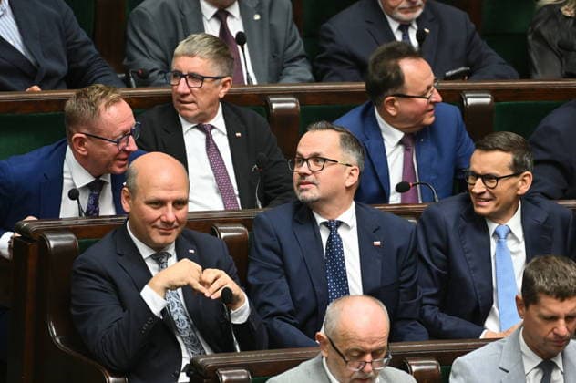 RECORD DATE NOT STATED 29.07.2026 WARSZAWA SEJM RP POSIEDZENIE SEJMU DZIEN PIERWSZY Warsaw, The 30th sitting of the Sejm of the Republic of Poland. Day 1 - Polish Parliament N Z MATEUSZ MORAWIECKI MARCIN HORALA SZYMON SZYNKOWSKI ROBERT TELUS KLUB PARLAMENTARNY ROZWOJ PLUS STOWARZYSZENIE NOWY KLUB W SEJMIE POSLANKI POSLOWIE CZLONKOWIE FOT DAMIAN BURZYKOWSKI NEWSPIX.PL NEWSPIX.PL --- newspix.pl 