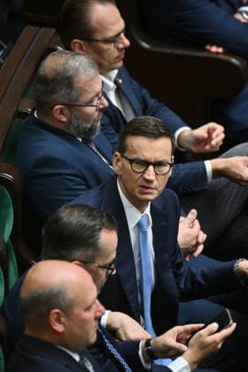 RECORD DATE NOT STATED 29.07.2026 WARSZAWA SEJM RP POSIEDZENIE SEJMU DZIEN PIERWSZY Warsaw, The 30th sitting of the Sejm of the Republic of Poland. Day 1 - Polish Parliament N Z MATEUSZ MORAWIECKI MARCIN HORALA SZYMON SZYNKOWSKI KLUB PARLAMENTARNY ROZWOJ PLUS STOWARZYSZENIE NOWY KLUB W SEJMIE POSLANKI POSLOWIE CZLONKOWIE FOT DAMIAN BURZYKOWSKI NEWSPIX.PL NEWSPIX.PL --- newspix.pl 
