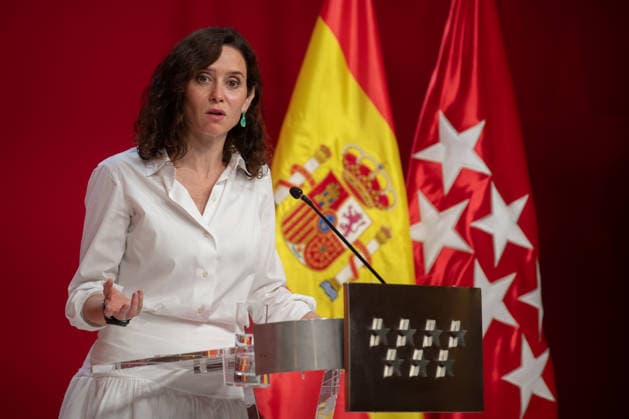 Ayuso Chairs an Extraordinary Meeting of the Governing Council of the Community of Madrid Focused on the Wildfires The president of the Community of Madrid, Isabel Díaz Ayuso, during an extraordinary meeting of the Governing Council of the Community of Madrid at the Real Casa de Correos on July 29, 2026, in Madrid, Spain. The meeting, convened on an extraordinary basis, aims to assess the situation and determine actions focused on the recovery of the municipalities affected by the major fire in the Sierra Oeste. JULY 29, 2026 Fernando Sá Madrid, Madrid, Spain  Copyright: xFernandoxSanchezx 7693944