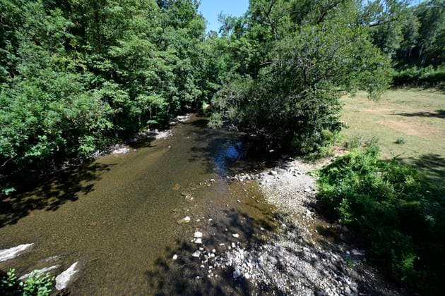 Drought alert in Wallonia (Lesse) ANSEREMME, BELGIUM - JULY 29 : Drought alert in Wallonia : low level of the river Lesse on July 29, 2026 in Anseremme, Belgium, 29 07 2026 Anseremme Belgium  Copyright: xDidierxLebrunx