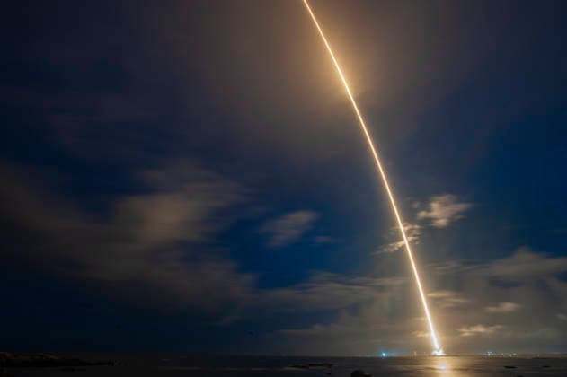 WENCHANG, CHINA - JULY 29: A Long March-7A carrier rocket carrying TL-3 (Tian Lian 3) satellites blasts off from Wenchang Spacecraft Launch Site on July 29, 2026 in Wenchang, Hainan Province of China.  Copyright: xVCGx 111657082492