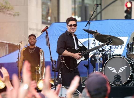 Marcus Mumford of Mumford & Sons on stage for Citi Concert Series on NBC TODAY with Mumford & Sons, Rockefeller Plaza, New York, NY, July 29, 2026. Photo By: Eli Winston Everett Collection Citi Concert Series on NBC TODAY with Mumford & Sons PUBLICATIONXNOTxINxCANxCHNxFRAxITAxJPNxNORxPOLxRUSxESPxUKxUSA