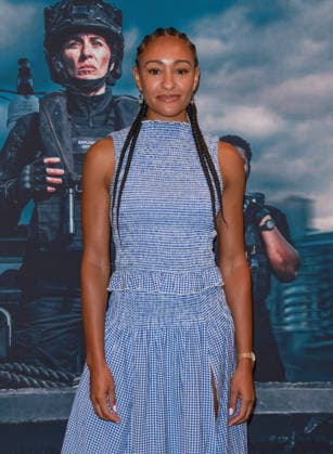 July 29, 2026, London, United Kingdom: Natalie Simpson attends the photocall for Trigger Point Season 4 at The Soho Hotel in London. London United Kingdom  - ZUMAs197 20260729_aaa_s197_048 Copyright: xBrettxCovex