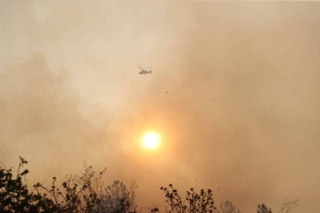 Firefighting efforts continue against wildfire in Antalya ANTALYA, TURKIYE - JULY 29: Firefighters respond to a fire that broke out in a forested area with helicopters in the Kumluca district of Antalya, Turkiye, on July 29, 2026. Suleyman Elcin Anadolu Antalya Turkey. Editorial use only. Please get in touch for any other usage.  Copyright: x2026xAnadoluxSuleymanxElcinx
