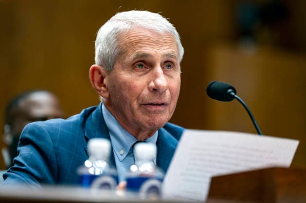 Former Director of the National Institute of Allergy and Infectious Diseases Dr. Anthony Fauci delivers an opening statement during a Senate Homeland Security and Governmental Affairs Committee hearing at the U.S. Capitol in Washington, DC on Wednesday, July 29, 2026. Fauci was expected to be questioned about his diary entries during his handling of the Covid-19 pandemic, but invoked his fifth amendment rights.  WAP20260729304 BONNIExCASH