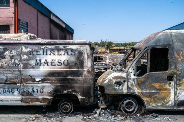 July 29, 2026, Madrid, Madrid, Spain: The devastating Sierra Oeste wildfire has scorched around 34,000 hectares (approx. 84,000 acres) in the Community of Madrid, severely hitting the municipalities of ChapineroÂ­a and Navas del Rey. Madrid Spain - ZUMAd308 20260729_zsp_d308_017 Copyright: xJuanxCarlosxLucasx