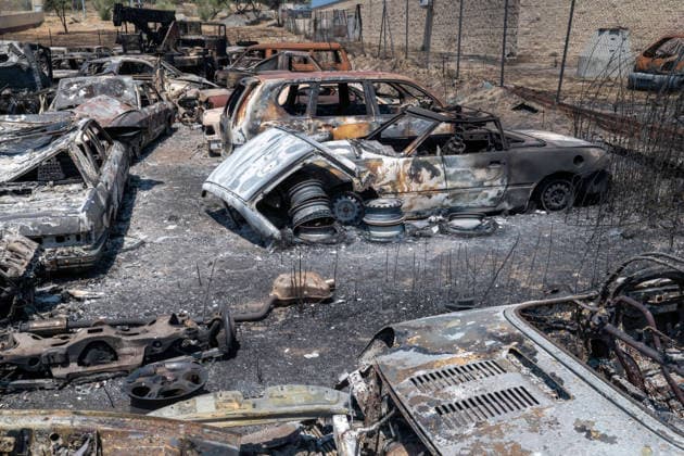 July 29, 2026, Madrid, Madrid, Spain: The devastating Sierra Oeste wildfire has scorched around 34,000 hectares (approx. 84,000 acres) in the Community of Madrid, severely hitting the municipalities of ChapineroÂ­a and Navas del Rey. Madrid Spain - ZUMAd308 20260729_zsp_d308_023 Copyright: xJuanxCarlosxLucasx
