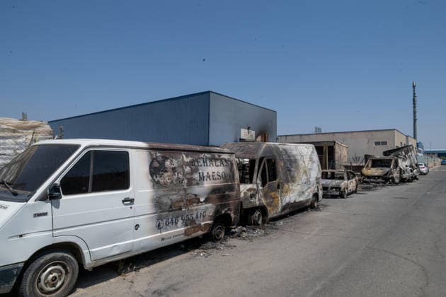 July 29, 2026, Madrid, Madrid, Spain: The devastating Sierra Oeste wildfire has scorched around 34,000 hectares (approx. 84,000 acres) in the Community of Madrid, severely hitting the municipalities of ChapineroÂ­a and Navas del Rey. Madrid Spain  - ZUMAd308 20260729_zsp_d308_016 Copyright: xJuanxCarlosxLucasx
