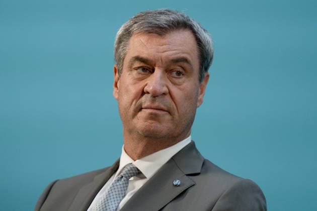 Pressestatement, Sondersitzung, CDU CSU-Bundestagsfraktion Bundestag, Jakob-Kaiser-Haus, Pressestatement, Sondersitzung, CDU CSU-Bundestagsfraktion, Markus Söder, Ministerpräsident, Bayern Berlin Berlin GER *** Press Statement, Special Session, CDU CSU Parliamentary Group in the Bundestag, Jakob Kaiser House, Press Statement, Special Session, CDU CSU Parliamentary Group in the Bundestag, Markus Söder, Minister-President, Bavaria, Berlin, Berlin, GER