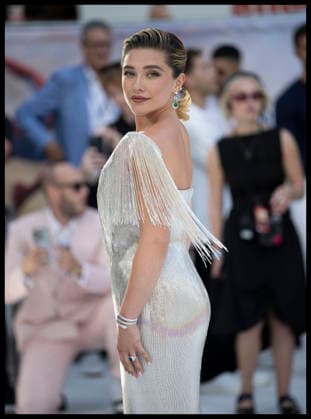 . 29 07 2026. London, United Kingdom. Actress Florence Pugh arriving at the Spider-Man : Brand New Day premiere in London.  xStephenxLockx xi-Imagesx IIM-26926-0038