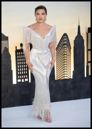 . 29 07 2026. London, United Kingdom. Actress Florence Pugh arriving at the Spider-Man : Brand New Day premiere in London.  xStephenxLockx xi-Imagesx IIM-26926-0042