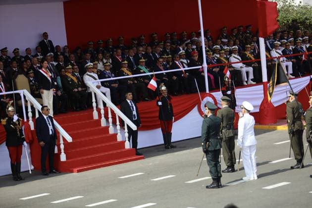 Keiko Fujimori presided over the grand civic military parade in her first official ceremony as president LIMA, PERU - JULY 29, 2026 President of Peru Keiko Fujimori arrives at the civic-military parade ceremony marking the 205th anniversary of Peru s Independence on July 29, 2026, in Lima, Peru. One day after taking office as President of the Republic, President Keiko Fujimori attended the civic-military event, where members of the Armed Forces, the National Police, and various civilian delegations took part in the parade, one of the most important official ceremonial events on Peru s national calendar. Klebher Vasquez Anadolu Lima Peru. Editorial use only. Please get in touch for any other usage.  Copyright: x2026xAnadoluxKlebherxVasquezx