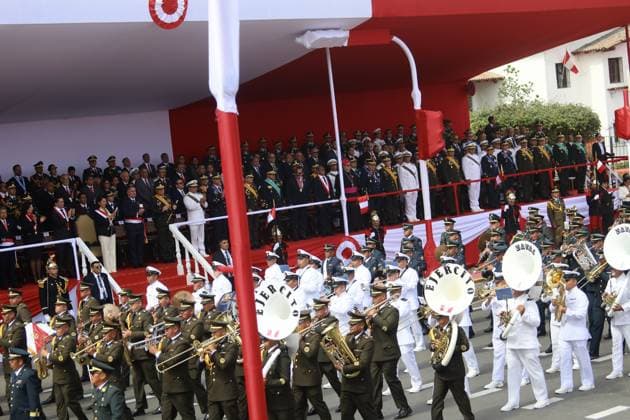 Keiko Fujimori presided over the grand civic military parade in her first official ceremony as president LIMA, PERU - JULY 29, 2026 President of Peru Keiko Fujimori arrives at the civic-military parade ceremony marking the 205th anniversary of Peru s Independence on July 29, 2026, in Lima, Peru. One day after taking office as President of the Republic, President Keiko Fujimori attended the civic-military event, where members of the Armed Forces, the National Police, and various civilian delegations took part in the parade, one of the most important official ceremonial events on Peru s national calendar. Klebher Vasquez Anadolu Lima Peru. Editorial use only. Please get in touch for any other usage.  Copyright: x2026xAnadoluxKlebherxVasquezx