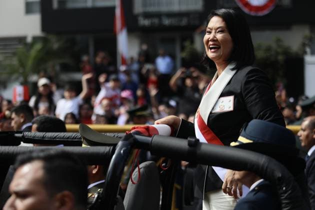 Keiko Fujimori presided over the grand civic military parade in her first official ceremony as president LIMA, PERU - JULY 29: Peruvian President Keiko Fujimori arrives at the civic-military parade marking the 205th anniversary of Peru s Independence in Lima, Peru, on July 29, 2026. One day after taking office, Fujimori attends the ceremony, where members of the Armed Forces, the National Police, and civilian delegations participate in one of the country s most important official national celebrations. Klebher Vasquez Anadolu Lima Peru. Editorial use only. Please get in touch for any other usage.  Copyright: x2026xAnadoluxKlebherxVasquezx