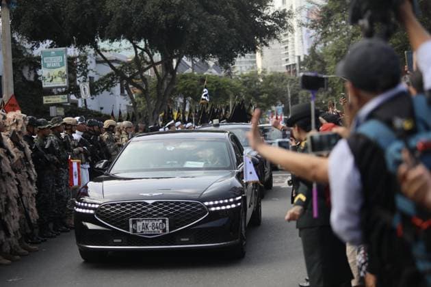 Keiko Fujimori presided over the grand civic military parade in her first official ceremony as president LIMA, PERU - JULY 29: Peruvian President Keiko Fujimori arrives at the civic-military parade marking the 205th anniversary of Peru s Independence in Lima, Peru, on July 29, 2026. One day after taking office, Fujimori attends the ceremony, where members of the Armed Forces, the National Police, and civilian delegations participate in one of the country s most important official national celebrations. Klebher Vasquez Anadolu Lima Peru. Editorial use only. Please get in touch for any other usage.  Copyright: x2026xAnadoluxKlebherxVasquezx