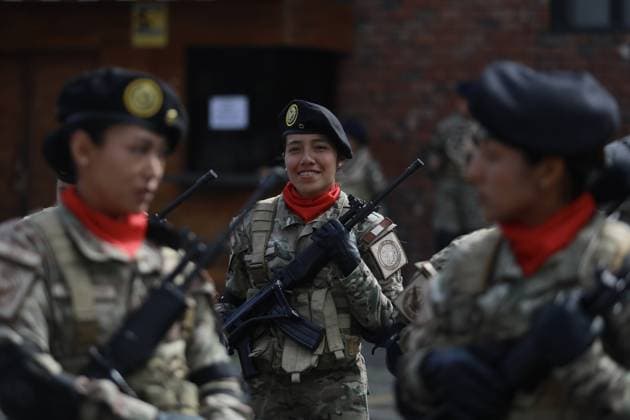 Keiko Fujimori presided over the grand civic military parade in her first official ceremony as president LIMA, PERU - JULY 29: Members of the Peruvian Army gather ahead of the civic-military parade marking the 205th anniversary of Peru s Independence in Lima, Peru, on July 29, 2026. The ceremony takes place one day after President Keiko Fujimori takes office and is among the country s most important official national celebrations. Klebher Vasquez Anadolu Lima Peru. Editorial use only. Please get in touch for any other usage.  Copyright: x2026xAnadoluxKlebherxVasquezx