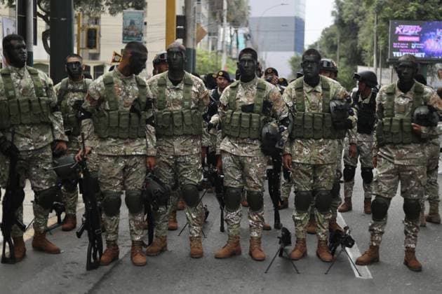 Keiko Fujimori presided over the grand civic military parade in her first official ceremony as president LIMA, PERU - JULY 29: Members of the Peruvian Army march during the civic-military parade marking the 205th anniversary of Peru s Independence in Lima, Peru, on July 29, 2026. The ceremony takes place one day after President Keiko Fujimori takes office and is among the country s most important official national celebrations. Klebher Vasquez Anadolu Lima Peru. Editorial use only. Please get in touch for any other usage.  Copyright: x2026xAnadoluxKlebherxVasquezx